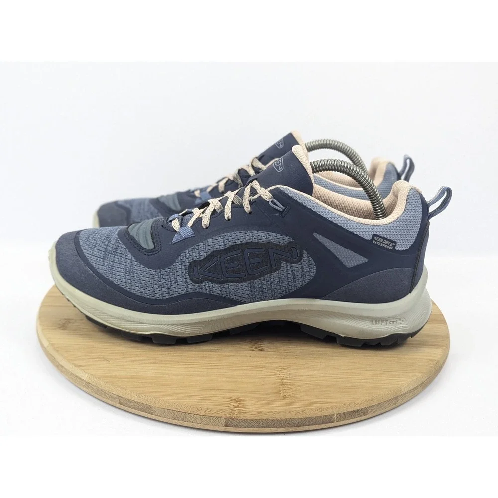 Keen Shoes Terradora Flex Low Waterproof Womans 10.5 Hiking Trail Sneakers Blue
